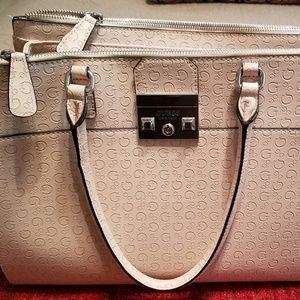 GUESS satchel in Blush